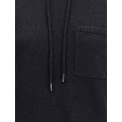 Max Mara Black Wool Hoodie