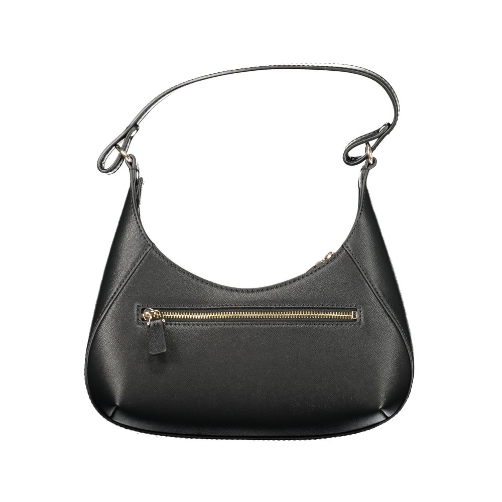 Guess Jeans Nero Poliuretano Womens Handbag