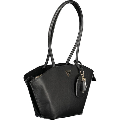 Guess Jeans Black Polyethylene Handbag