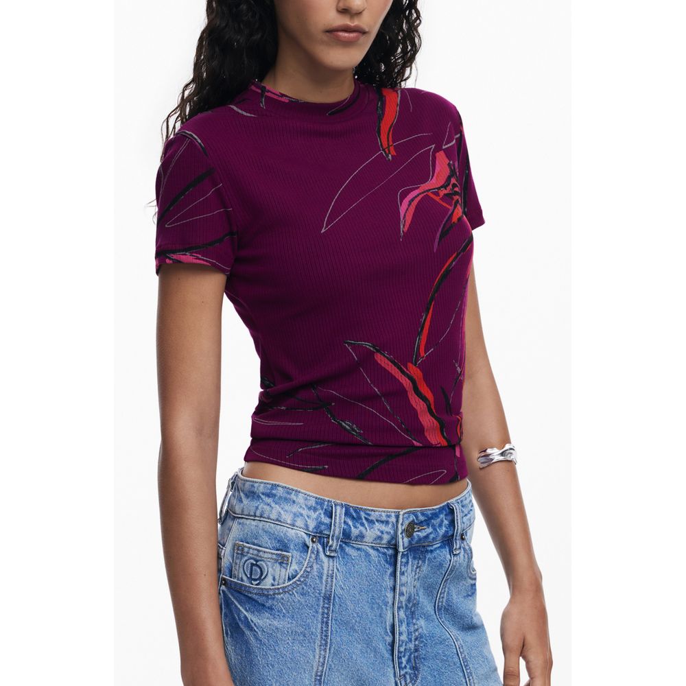 Desigual Viola Viscose Women T-Shirt