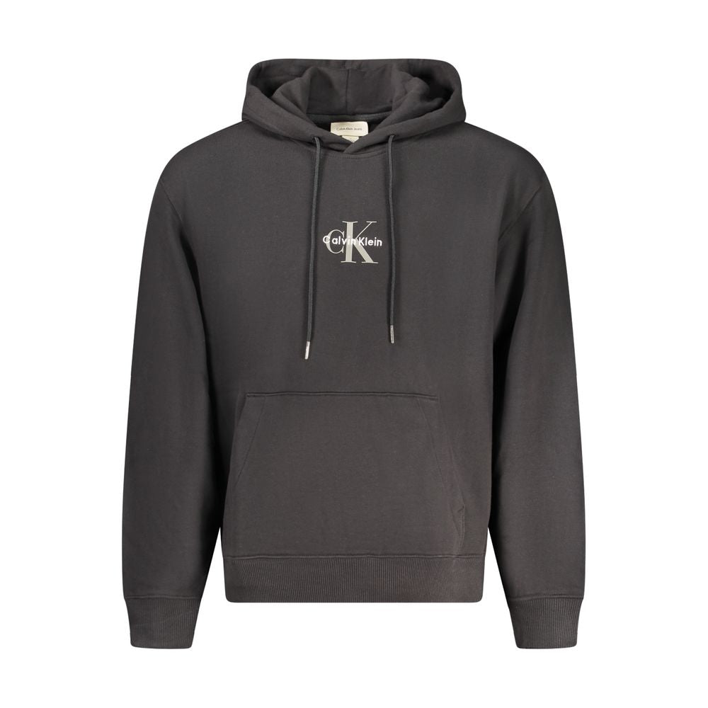 Calvin Klein Nero Cotton Mens Hoodie