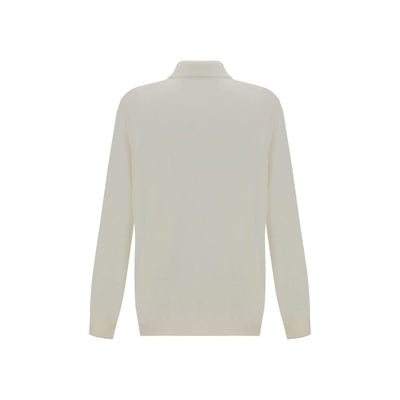 Brunello Cucinelli White Cashmere Cashmere Sweater