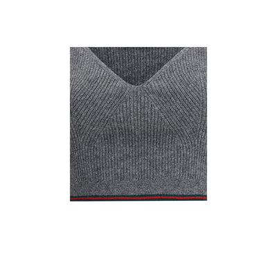 Gucci Gray Wool Top