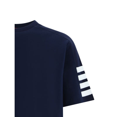 Thom Browne Blue Cotton T-Shirt