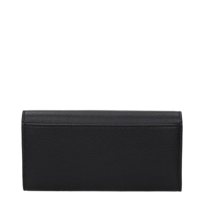 Michael Kors Black Leather Wallets