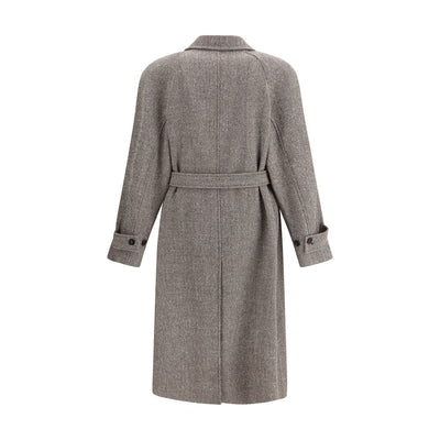Ferragamo Beige Wool Coat