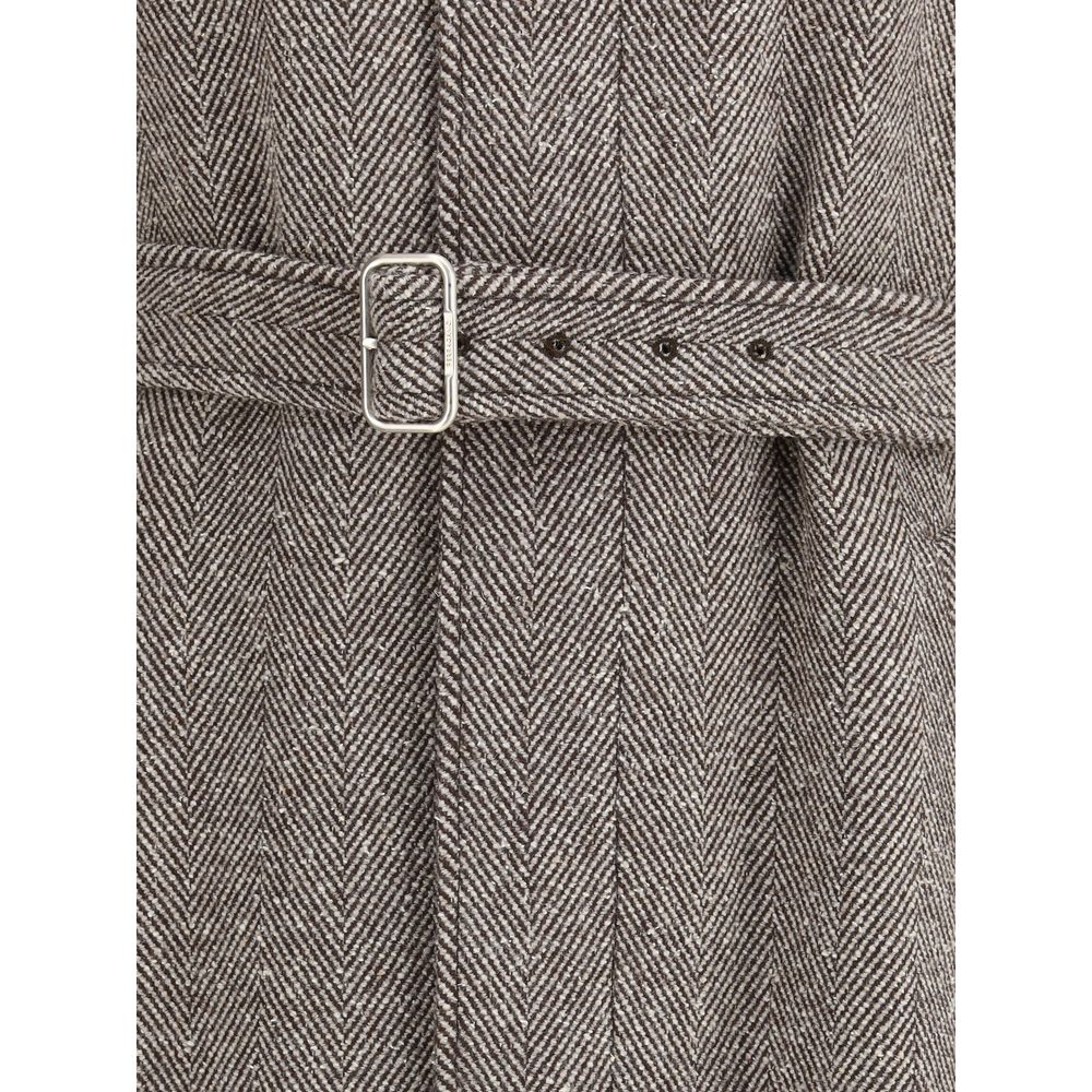 Ferragamo Beige Wool Coat