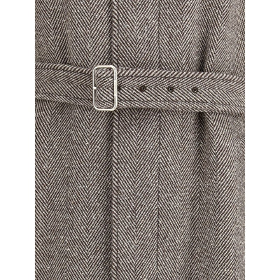 Ferragamo Beige Wool Coat