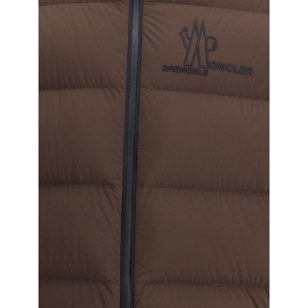 Moncler Grenoble Brown Polyamide Shell Jacket