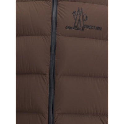 Moncler Grenoble Brown Polyamide Shell Jacket