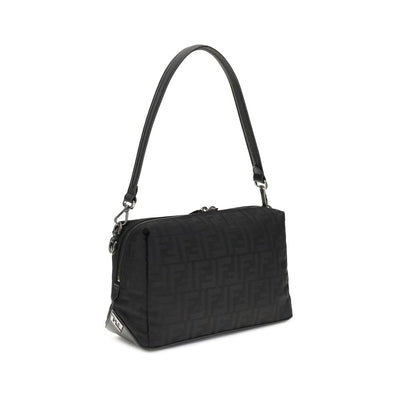 Fendi Black Nylon Shoulder Bag