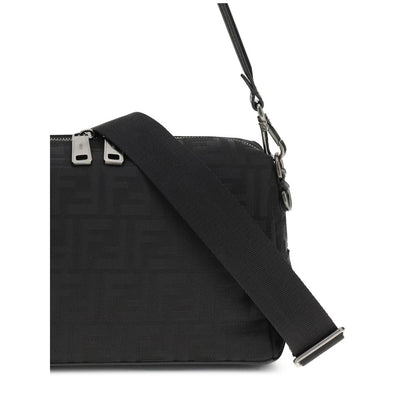 Fendi Black Nylon Shoulder Bag