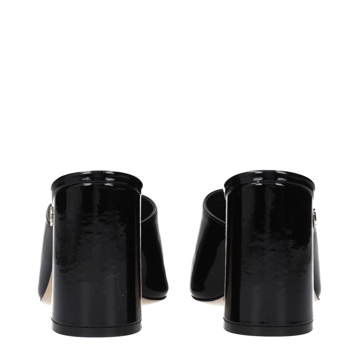 Jimmy Choo Black Leather Platform Sandals