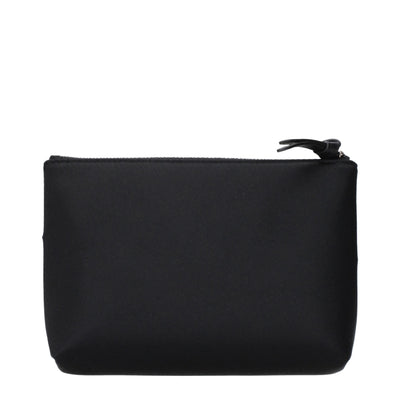 Jimmy Choo Black Satin Clutch Bag