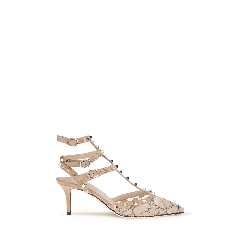 Valentino Garavani Multicolor Fabric High Heel Pumps