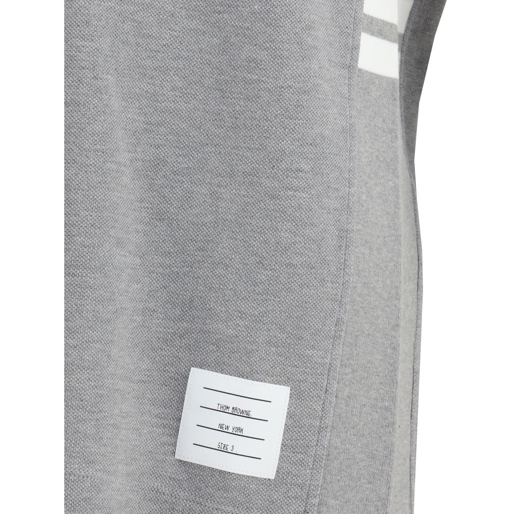 Thom Browne Gray Cotton T-Shirt