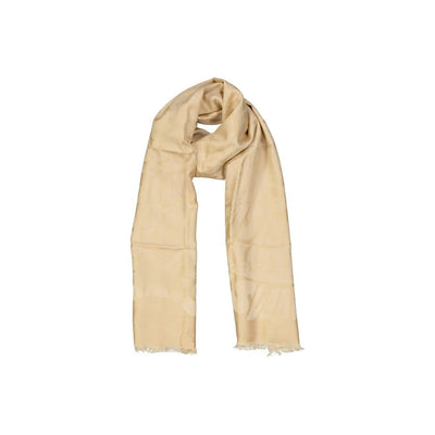Lanvin Beige Silk Scarf