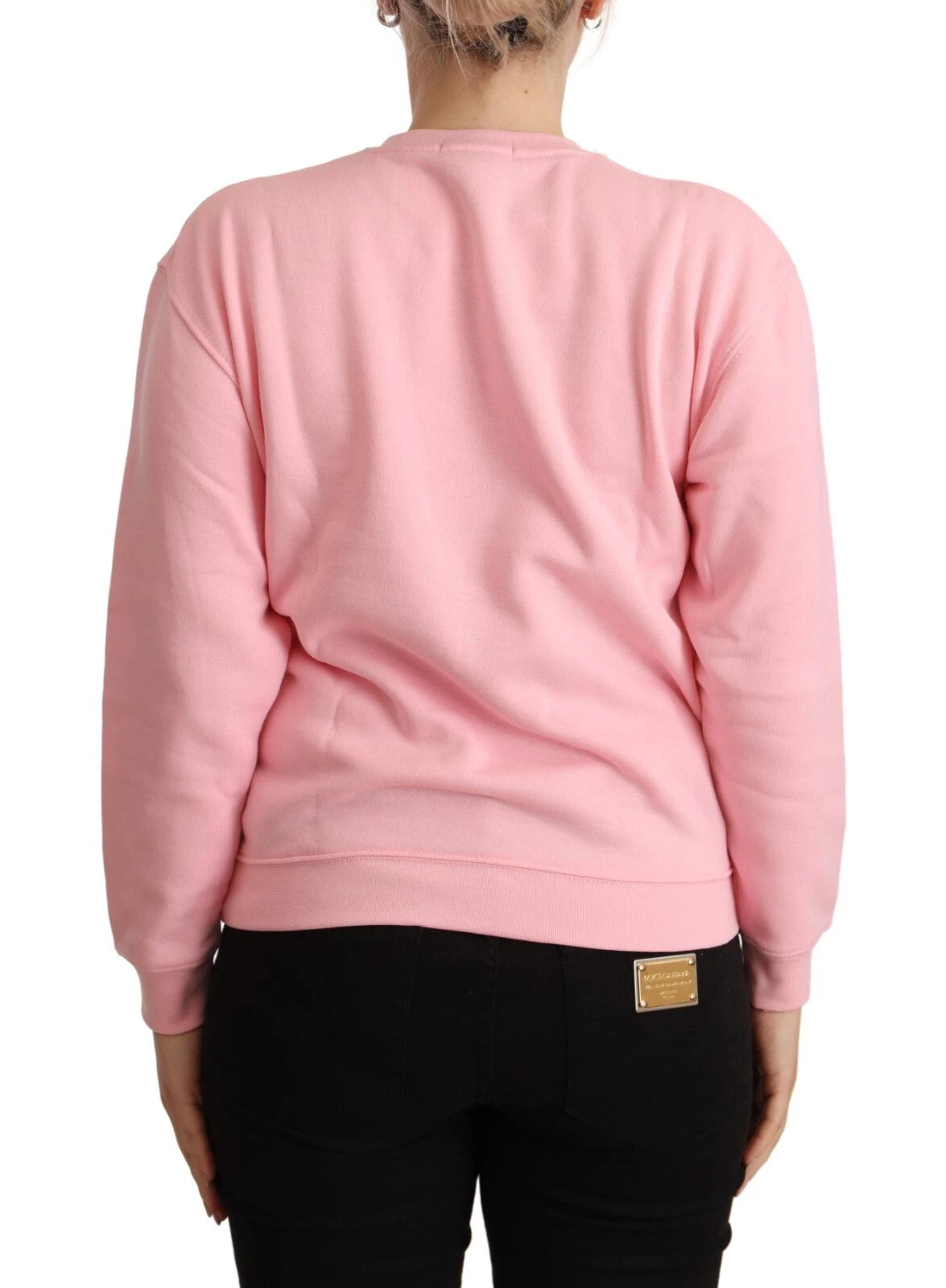 Philippe Model Pink Printed Long Sleeves Pullover Sweater - BrandFit 88