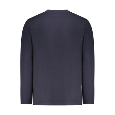Hugo Boss Blue Cotton Men Sweater