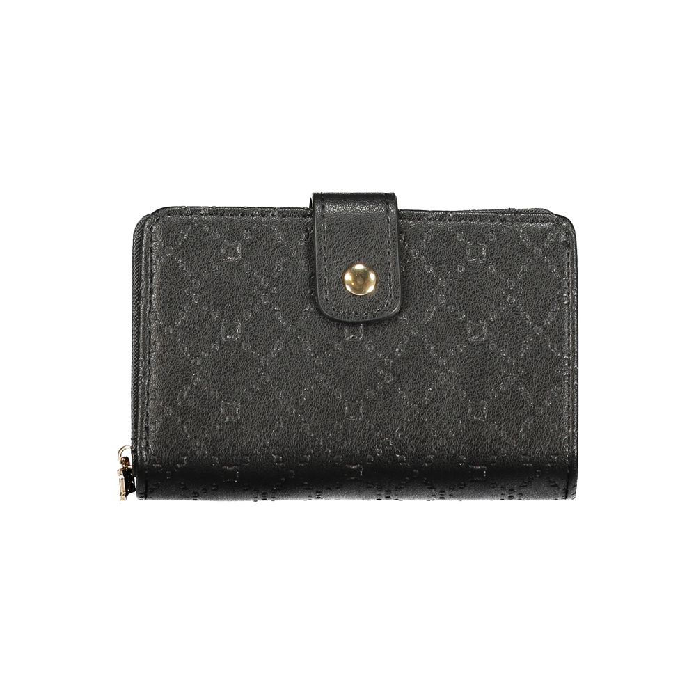 Laura Biagiotti Black Polyurethane Women Wallet