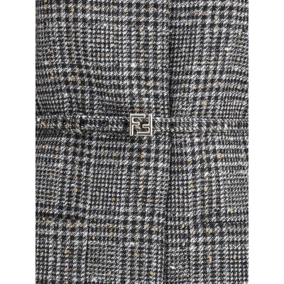 Fendi Gray Fleece Wool Clothing