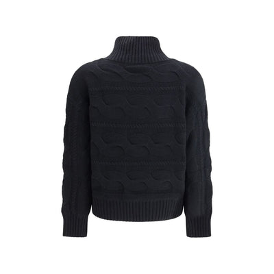 Max Mara Black Wool Sweatshirt
