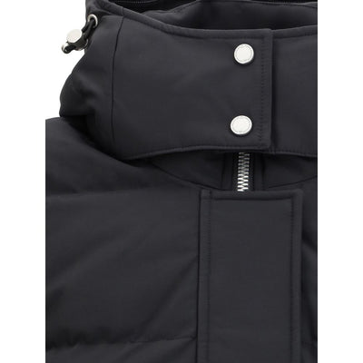 Moose Knuckles Black Recycled Polyester Coat