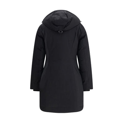 Moose Knuckles Black Cotton Parka
