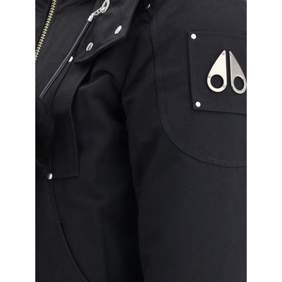 Moose Knuckles Black Cotton Clothing