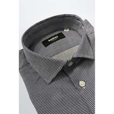 Baldinini Trend Blue Cotton Men Shirt