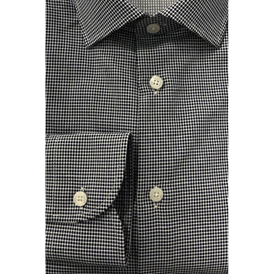 Baldinini Trend Blue Cotton Men Shirt
