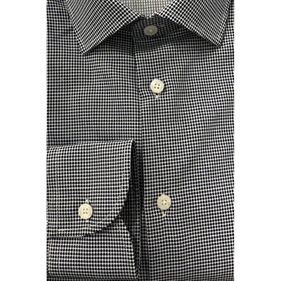 Baldinini Trend Blue Cotton Men Shirt