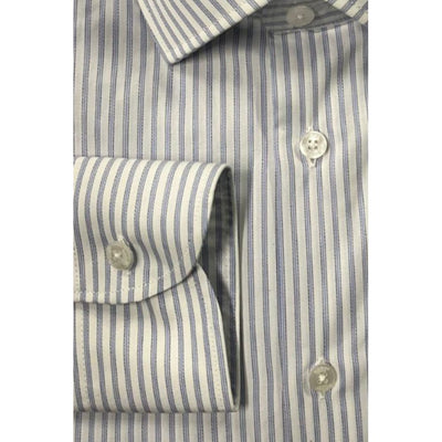 Baldinini Trend Light Blue Cotton Mens Shirt