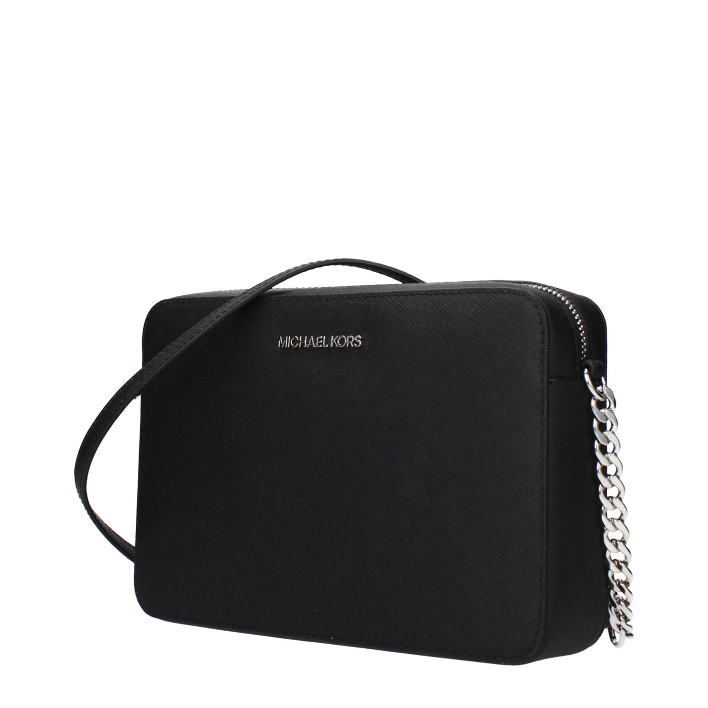 Michael Kors Black Leather Crossbody Bag