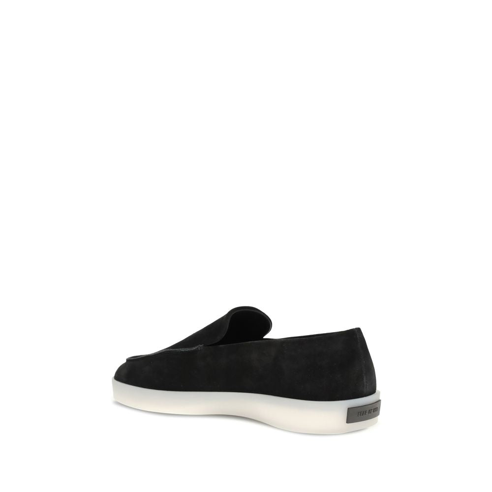 Fear Of God Black Leather Slip-On Loafers