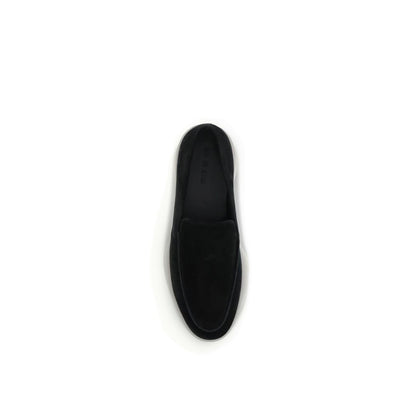 Fear Of God Black Leather Slip-On Loafers