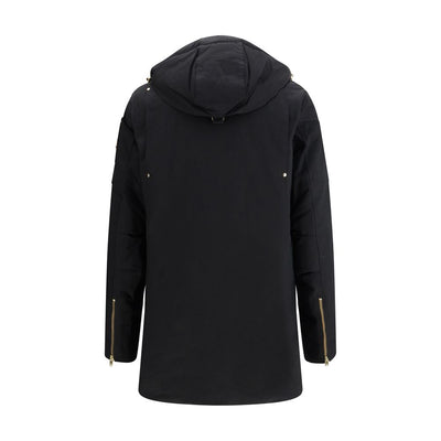 Moose Knuckles Black Cotton Parka