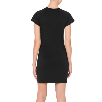 Moschino Couture Black Cotton Casual Dress