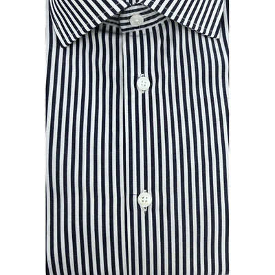 Baldinini Trend Blue Cotton Men's Shirt