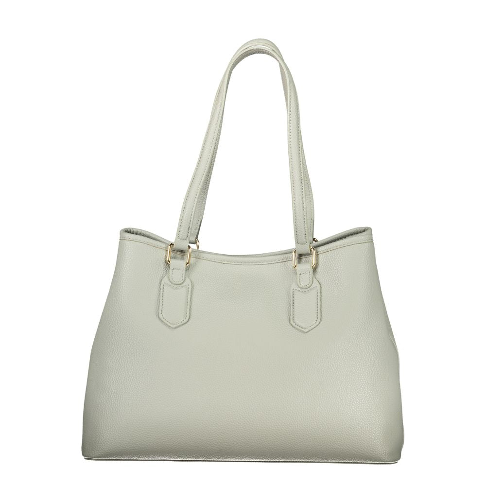 Mario Valentino Gray Polyethylene Handbag