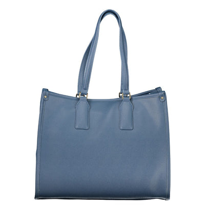 Mario Valentino Blue Polyethylene Handbag