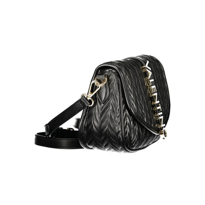 Mario Valentino Black Polyurethane Women Handbag