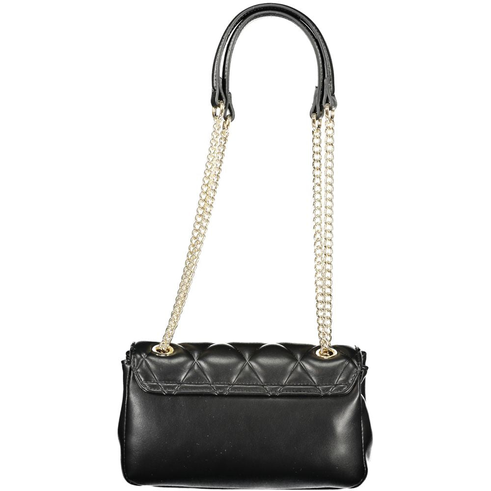 Mario Valentino Black Polyurethane Women Handbag