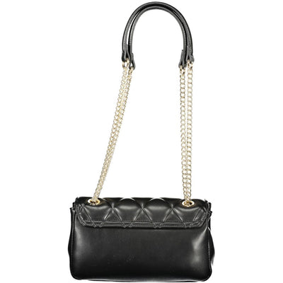 Mario Valentino Black Polyurethane Women Handbag