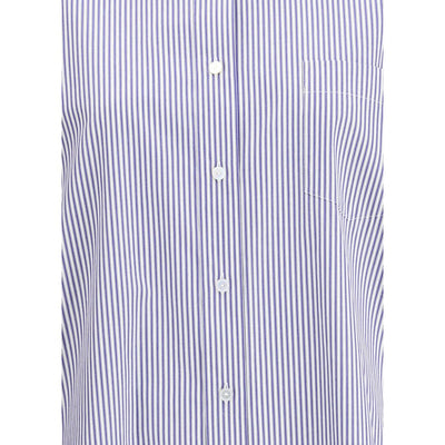 The Row Blue Cotton Dress Shirt