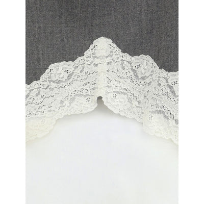 Jil Sander Gray Polyester Midi Skirt