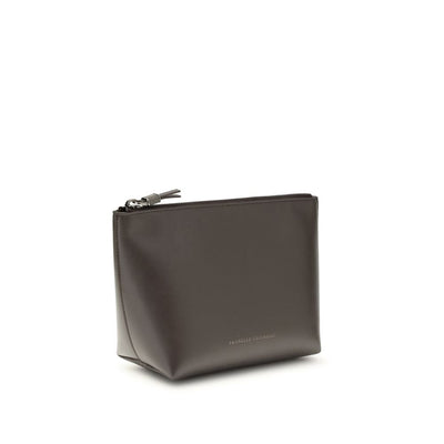 Brunello Cucinelli Brown Calf Leather Bos Taurus Accessories