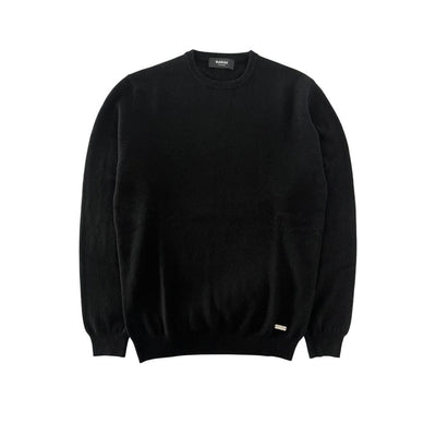 Baldinini Trend Black Cashmere Men Sweater