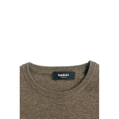 Baldinini Trend Brown Cashmere Men Sweater
