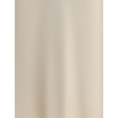 Brunello Cucinelli Cream Acetate Midi Skirt
